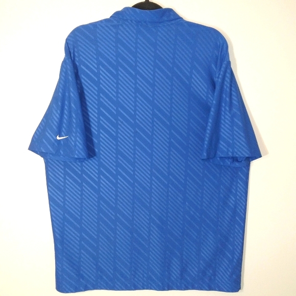 Nike Golf Dri-fit Men's Short Sleeve Button Up Thompson Golf Tournament Size L - Picture 4 of 10